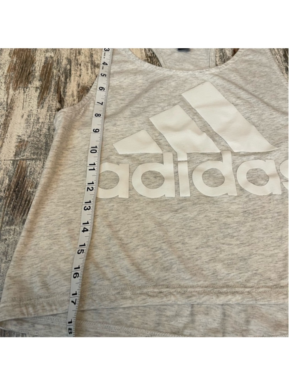 Adidas Women's Tank Top Small White Gray - Picture 4 of 5